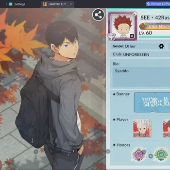 HAIKYU!! FLY HIGH Accounts SEA LV60|34K DM|3 SP[BokutoR2,Oikawa,Akaashi]+Memo|6