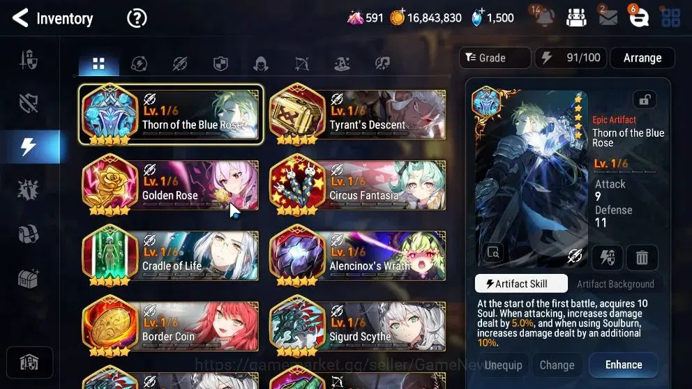 Epic Seven Accounts High-End GLOBAL UnVerif|New Era|9 ML(NM Luna,ZIO,DD Ray,etc)+Ab Fumyr,Setsuka,Ivana,Rinak,etc|AUTO 20