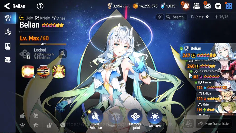 Epic Seven Accounts GLOBAL Unverif|New Era|3 ML(Belian, BHwayoung,TE K image 2