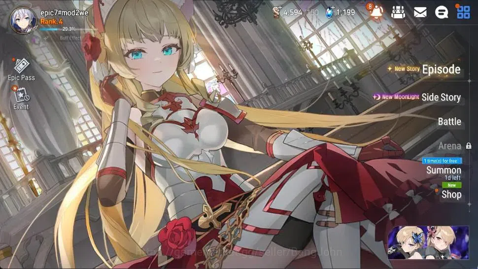 Epic Seven Accounts Asia | Starter|1 ML(Commander Pavel)+Collab (Stark image 1
