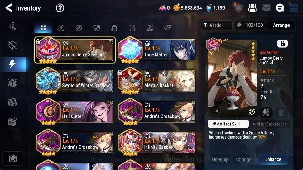 Epic Seven Accounts Asia | Starter|1 ML(Commander Pavel)+Collab (Stark image 12