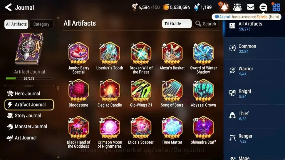 Epic Seven Accounts Asia | Starter|1 ML(Commander Pavel)+Collab (Stark image 7