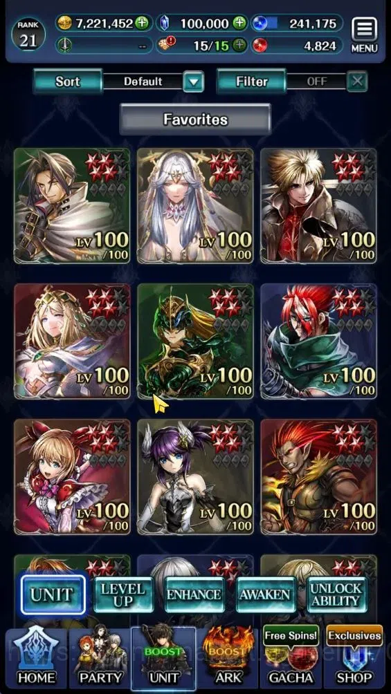 Last Cloudia Accounts GLOBAL|Rank 21|100K Crystal|Top Tier Unit [SM Sera image 1