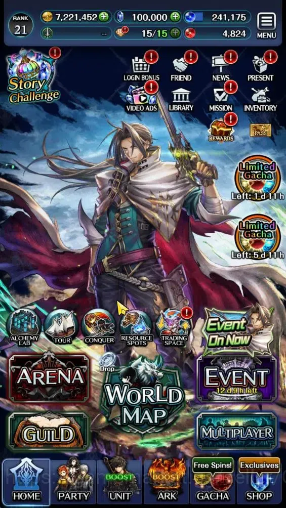 Last Cloudia Accounts GLOBAL|Rank 21|100K Crystal|Top Tier Unit [SM Sera image 5