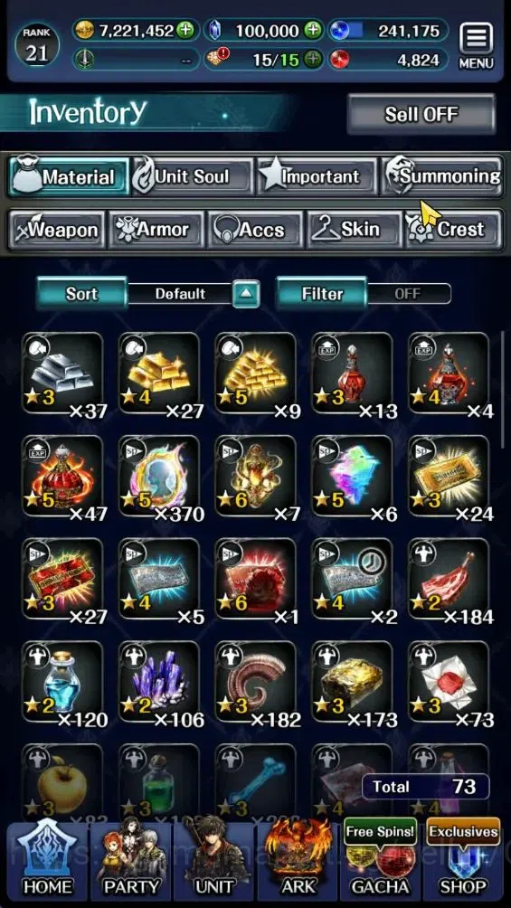Last Cloudia Accounts GLOBAL|Rank 21|100K Crystal|Top Tier Unit [SM Sera image 7