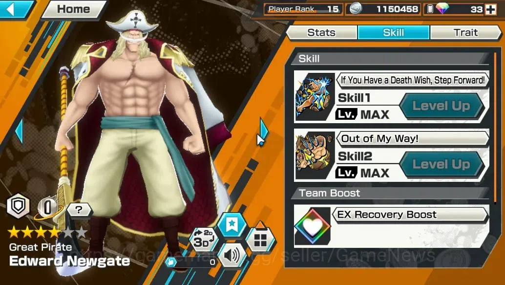 One Piece Bounty Rush Accounts Global |5 EX characters |Film Red Shanks,Blackbear image 8