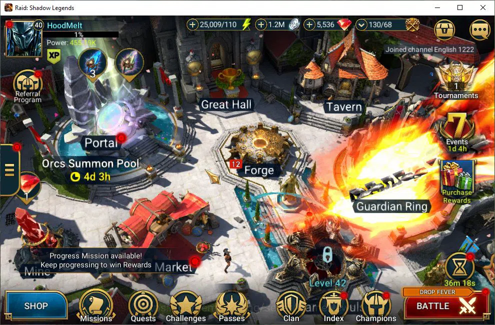 Lv40 455K Power|5,5K Gems+25K Energy|1 Mythical (Galathir)|14 Legendary (Ninja,Alice,Rathalos,Xenomorph,Etc)|Plarium(RSL1364) Raid: Shadow Legends Starter Lv40 455K Power|5,5K Gems+25K Energy|1 Mythical (G image 1