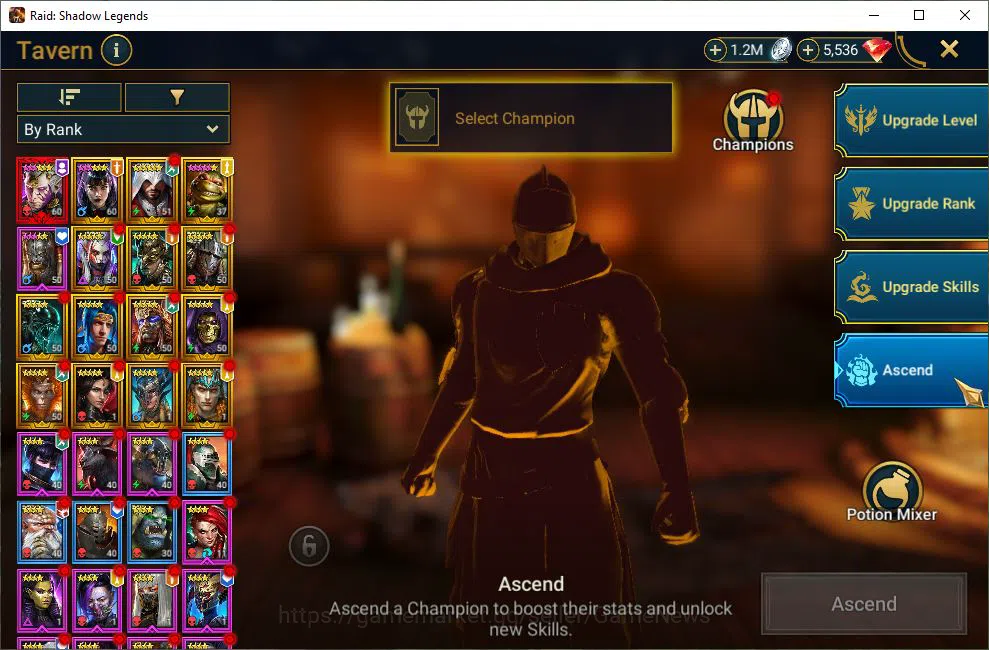 Raid: Shadow Legends Accounts Starter Lv40 455K Power|5,5K Gems+25K Energy|1 Mythical (Galathir)|14 Legendary 11