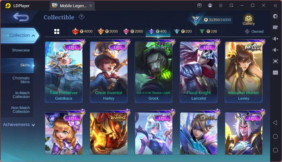 Mobile Legends: Bang Bang Accounts GLOBAL|Hero 103|Skin 140|CC Natalia,Fanny P.Ace+Va image 15
