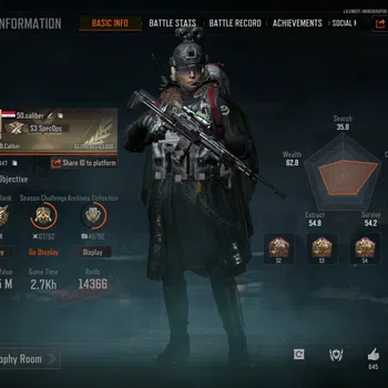 Arena Breakout High-End 616M T7 Skin wrath suit 2 gloves 461 t7 negotiable image 1