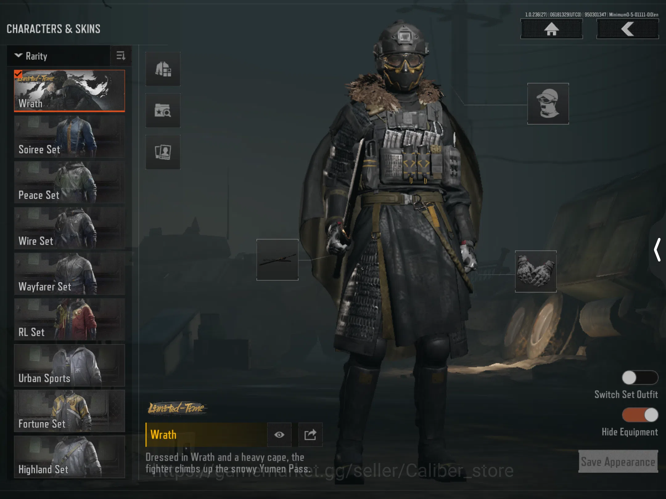 Arena Breakout Accounts 616M T7 Skin wrath suit 2 gloves 461 t7 negotiable image 4