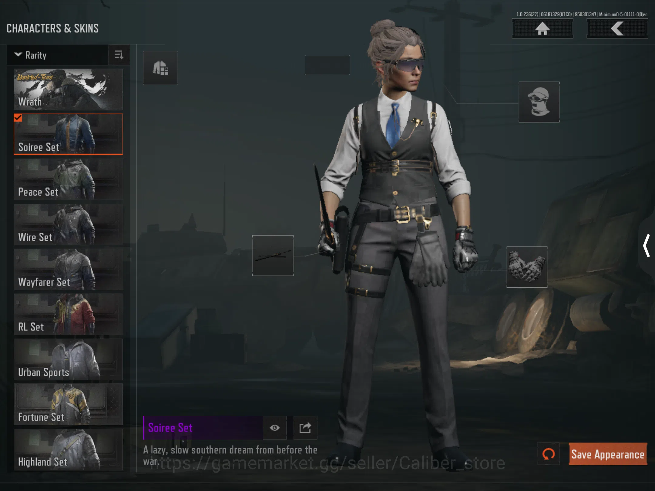 Arena Breakout Accounts 616M T7 Skin wrath suit 2 gloves 461 t7 negotiable image 5