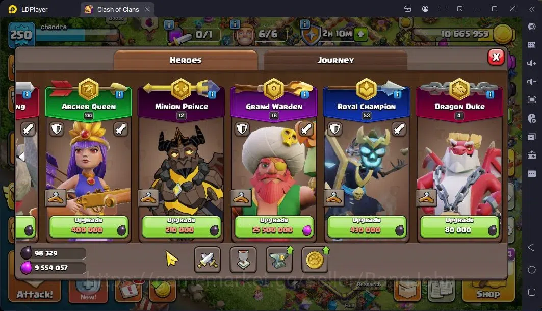 Clash of Clans Accounts TH 18-BH 10|LVL250|BK100,AQ100,MP72,GW76,RC53,DD5| image 10