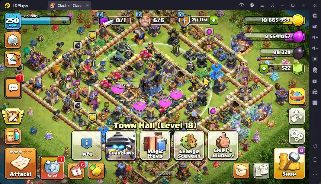 Clash of Clans Accounts TH 18-BH 10|LVL250|BK100,AQ100,MP72,GW76,RC53,DD5| image 2