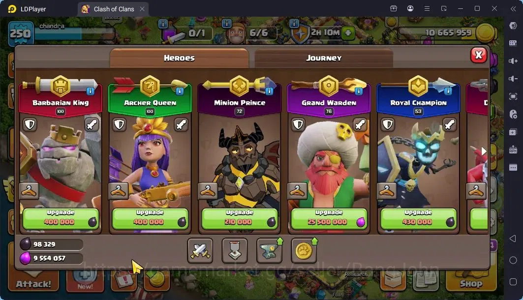 Clash of Clans Accounts TH 18-BH 10|LVL250|BK100,AQ100,MP72,GW76,RC53,DD5| image 9
