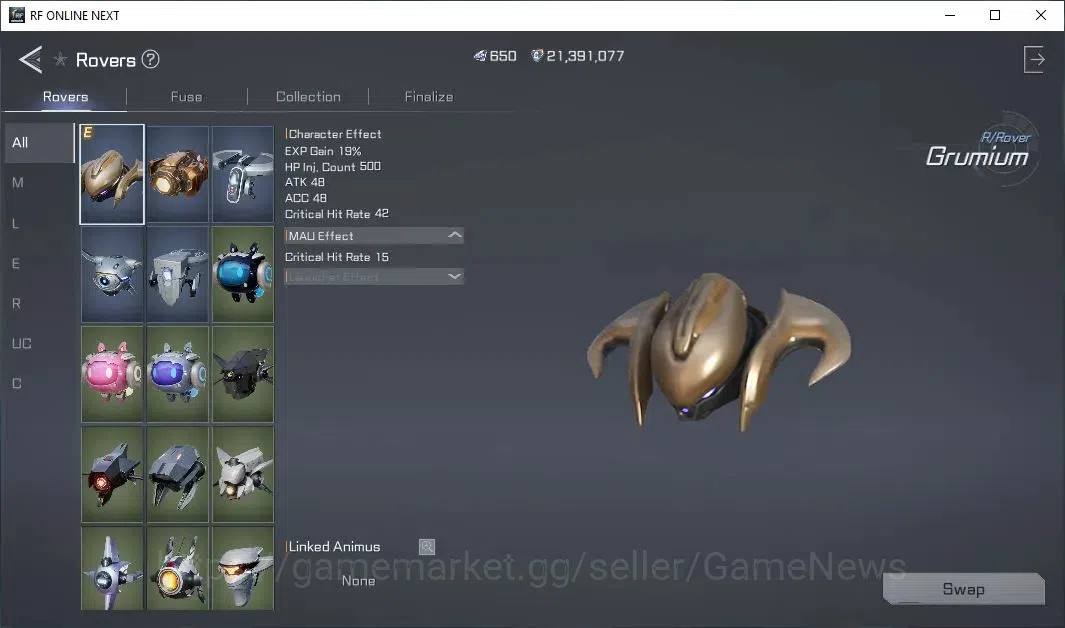 RF Online Next Accounts Starter Anka 2 | Lvl 50 | 650 Diamond + 31k CP + 2 image 11