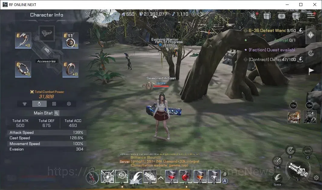 RF Online Next Accounts Starter Anka 2 | Lvl 50 | 650 Diamond + 31k CP + 2 image 4