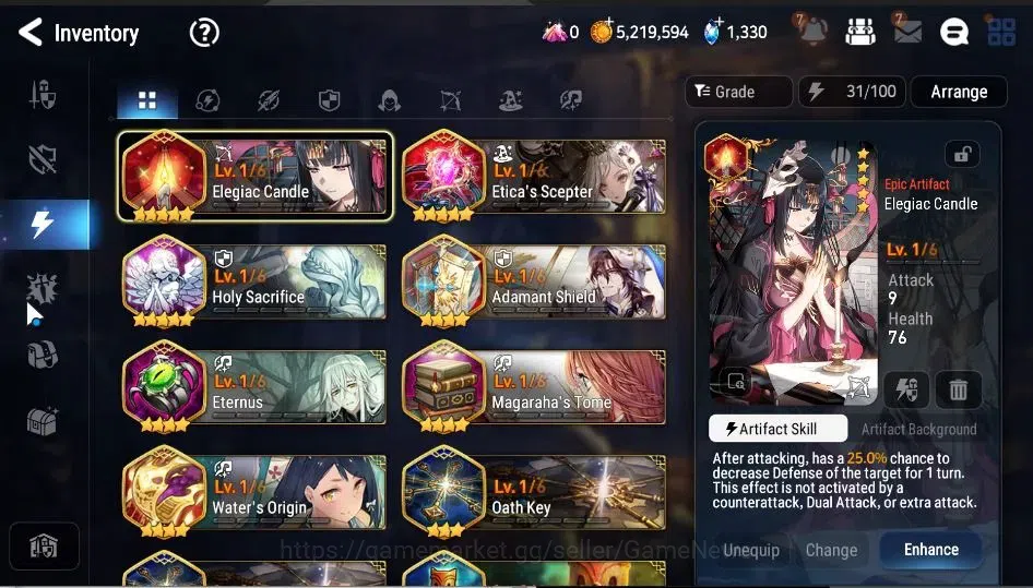Epic Seven Accounts GLOBAL Unverif|New Era|2 ML(Rhiana&Luciel,FLidica) image 15