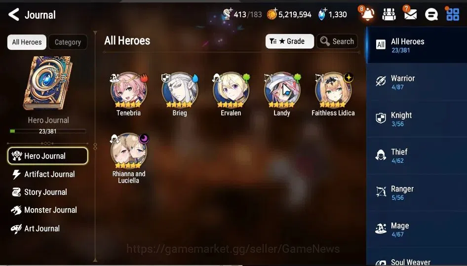 Epic Seven Accounts GLOBAL Unverif|New Era|2 ML(Rhiana&Luciel,FLidica) image 7