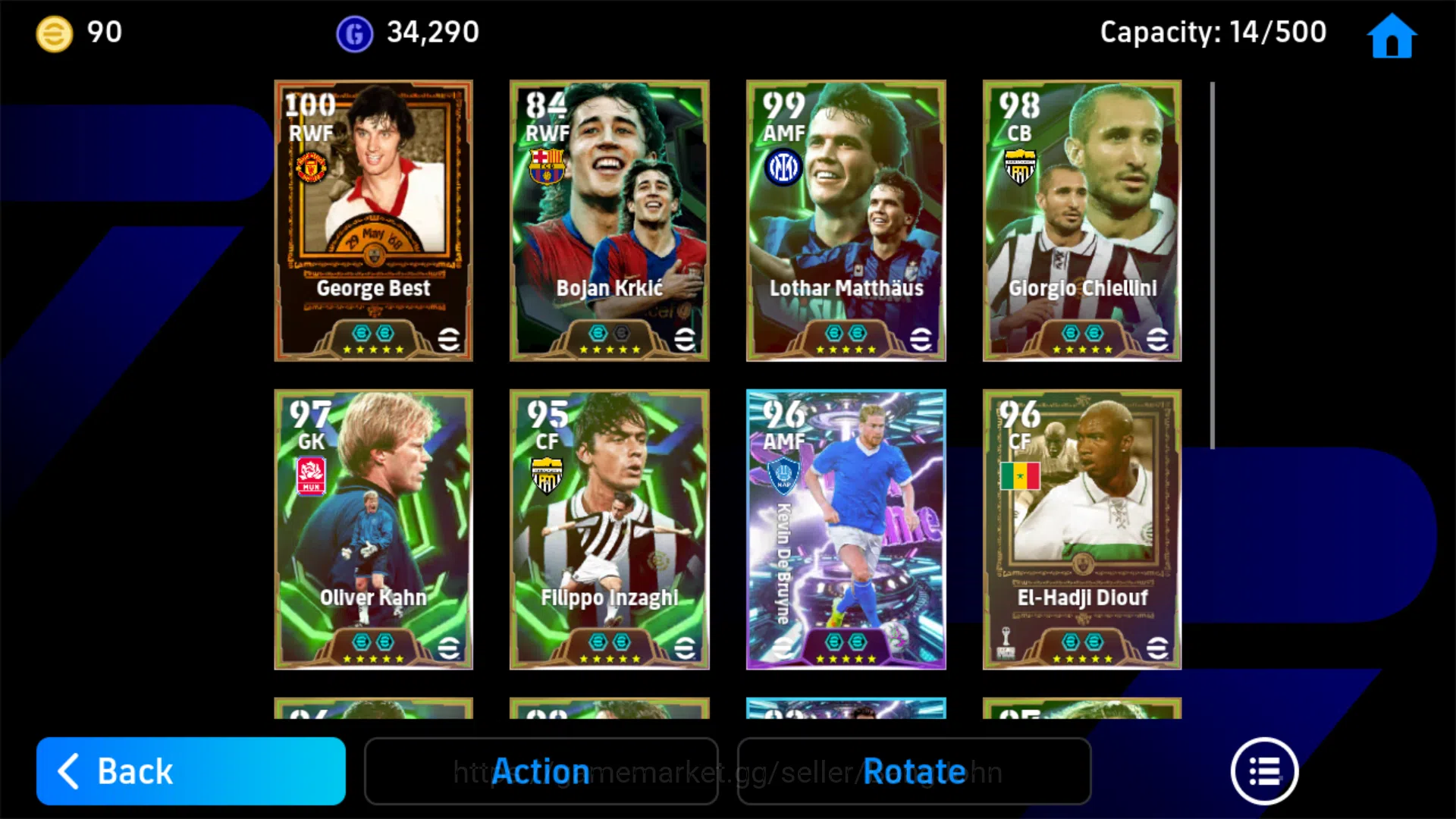 eFootball Accounts Others Login 3 | Power 166 | George Best Bigtime | Rui Costa Epic | Lothar Matthaus Epic | Giorgio 3