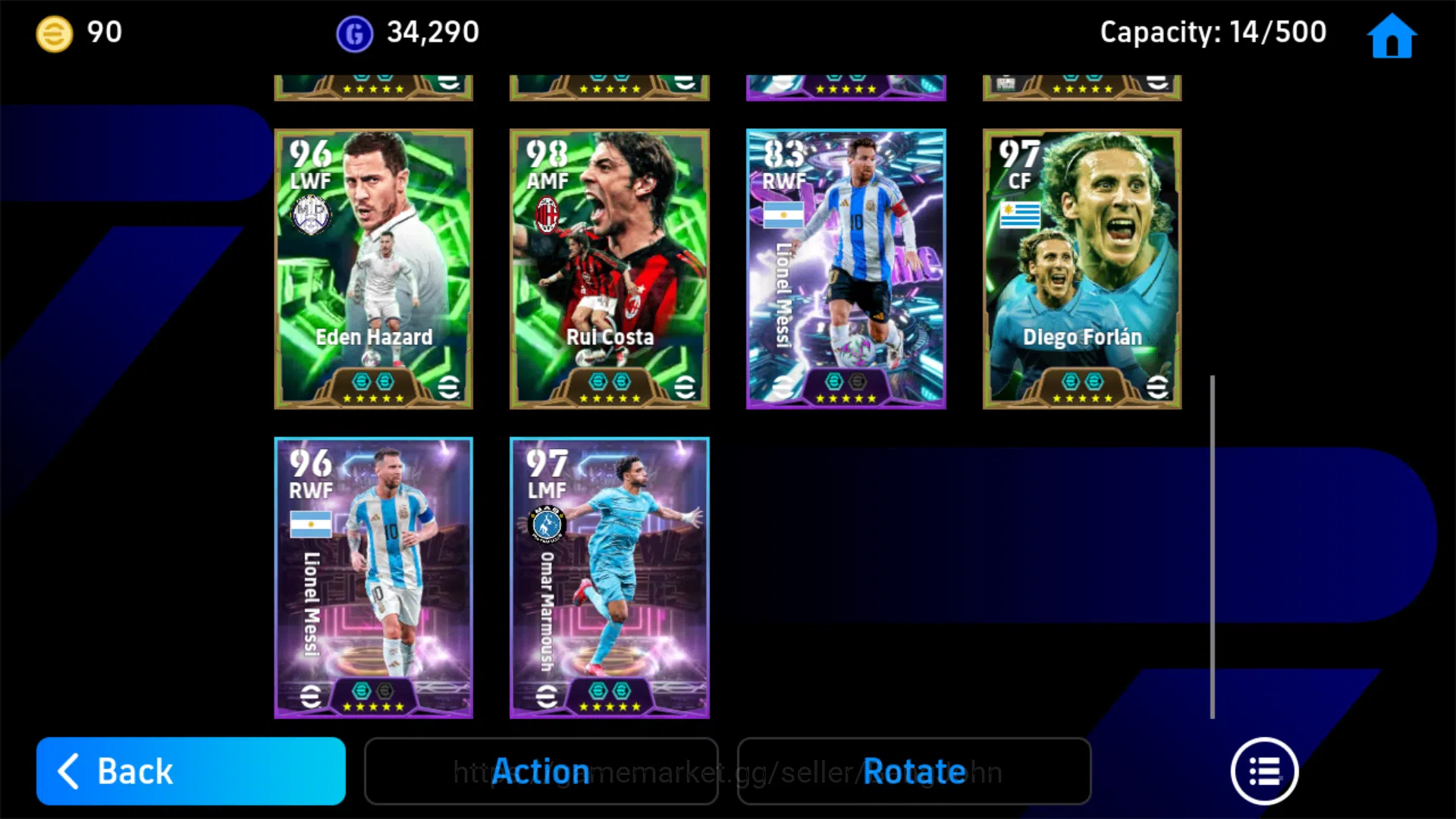 eFootball Accounts Others Login 3 | Power 166 | George Best Bigtime | Rui Costa Epic | Lothar Matthaus Epic | Giorgio 4