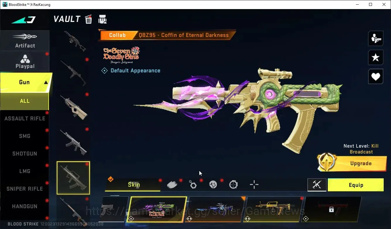 Blood Strike Accounts ASIA|ETERNAL DeAgle+Collab TR FN2000,Takemichi,7DS image 16