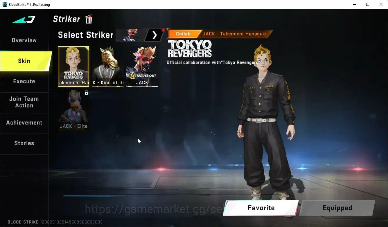Blood Strike Accounts ASIA|ETERNAL DeAgle+Collab TR FN2000,Takemichi,7DS image 3