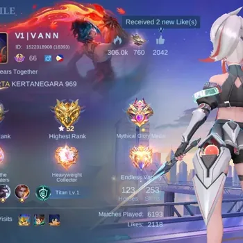 Mobile Legends: Bang Bang Accounts Collector Global|253S|Renowned|Sanrio Floryn,Ling Starlight,Annual Hayabusa,SBR Johnson