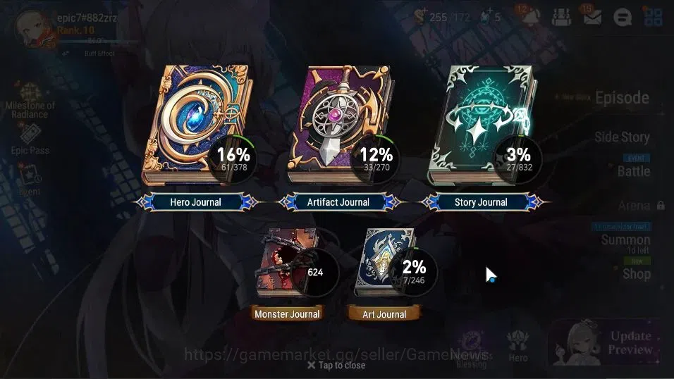 Epic Seven Accounts GLOBAL Unverif|New Era|3 ML(Salome,LOT Scales,Beli image 3