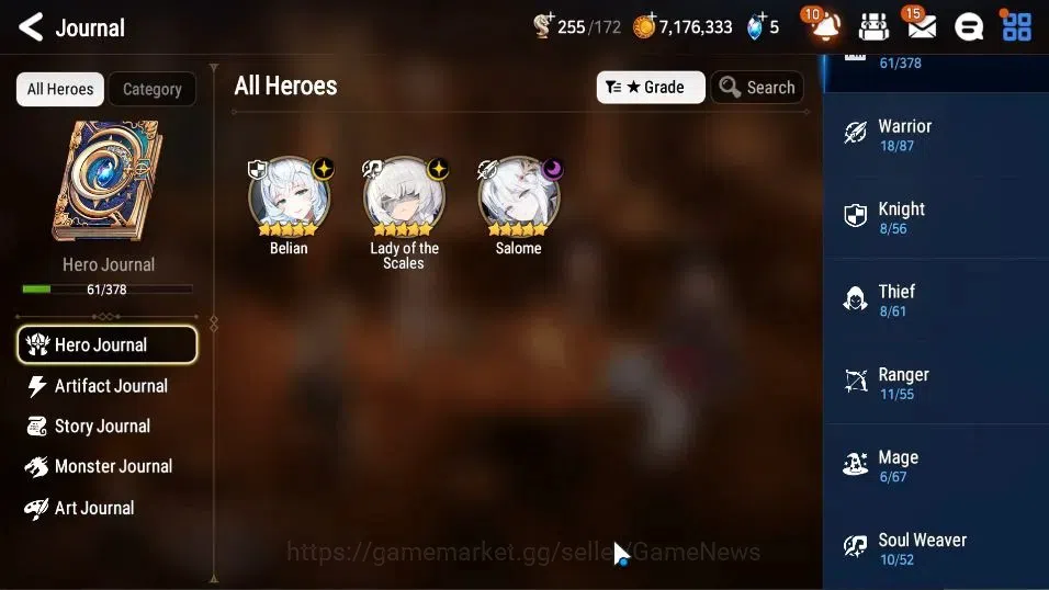 Epic Seven Accounts GLOBAL Unverif|New Era|3 ML(Salome,LOT Scales,Beli image 6