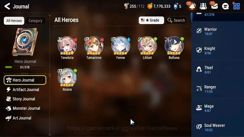 Epic Seven Accounts GLOBAL Unverif|New Era|3 ML(Salome,LOT Scales,Beli image 7