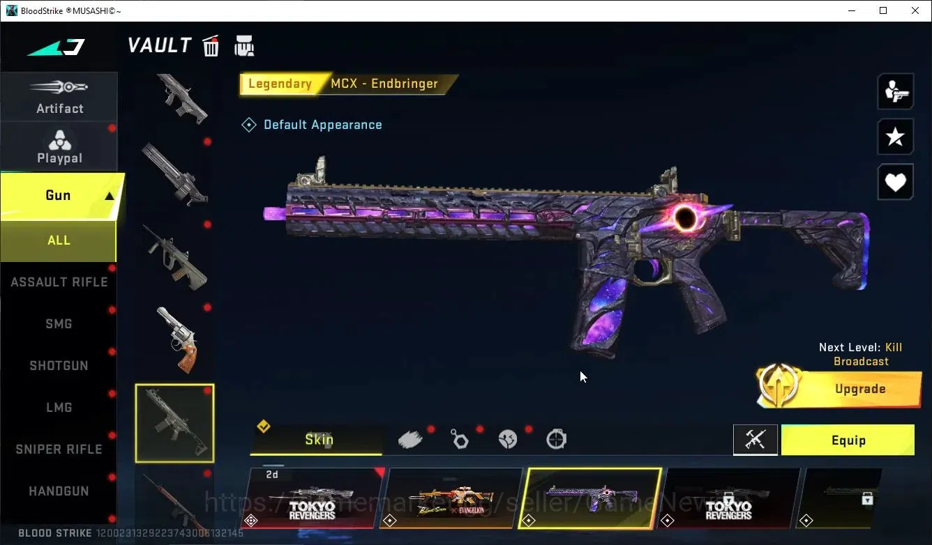 Blood Strike Accounts ASIA|MELEE TALONKnife+Collab EVANGELION MCX-00,Att image 4