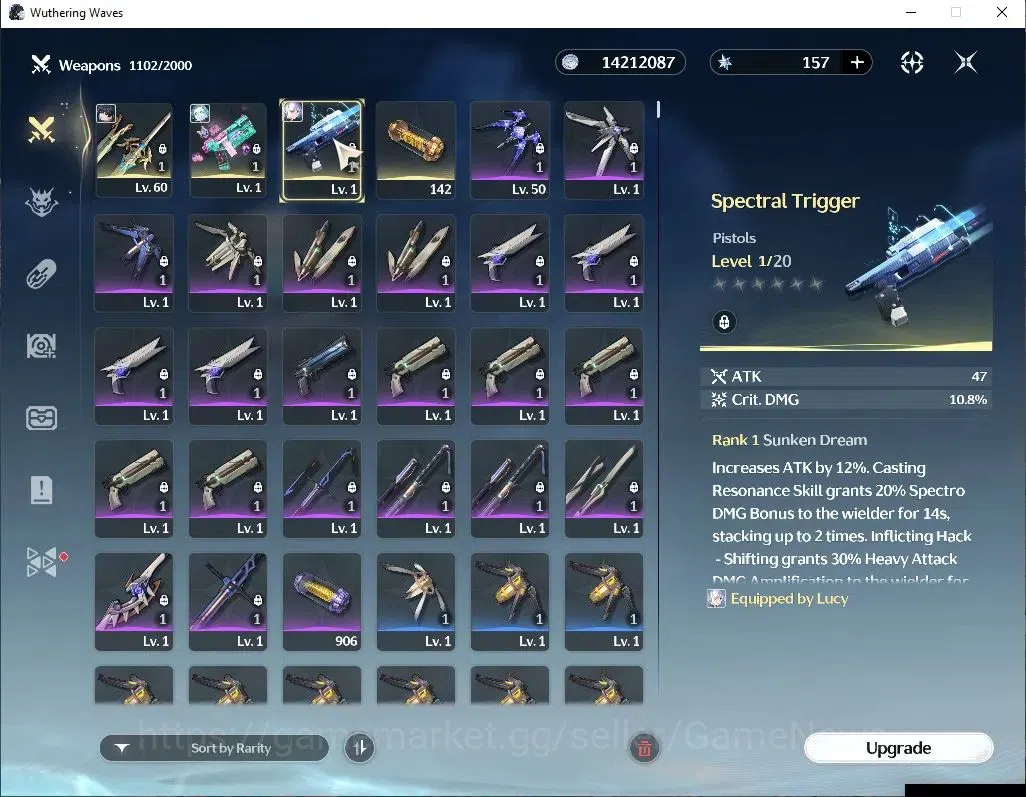 Wuthering Waves Accounts NA |UL 47|2 Limited| [Lucy RC 6, Rebecca] + Sign | image 6
