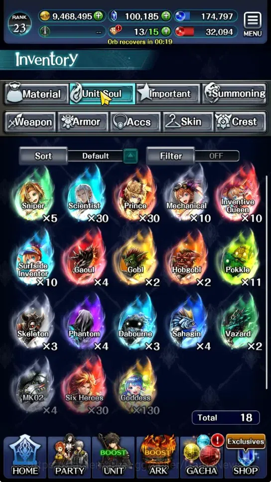 Last Cloudia Accounts GLOBAL|Rank 23|100k Crystal|Collab (Goddess Tilith image 16