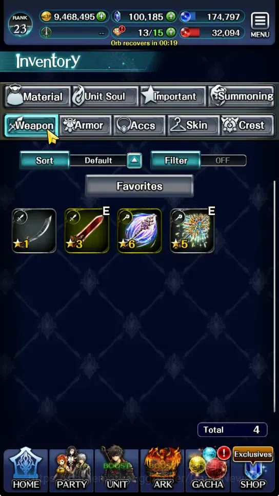 Last Cloudia Accounts GLOBAL|Rank 23|100k Crystal|Collab (Goddess Tilith image 19
