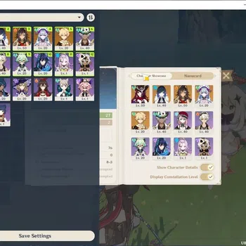 Genshin Impact Accounts Starter ASIA|AR 27|2 Limited +  1 (*5 Weapon) | [Chasca,Yelan] | Standart Dehya,Yumemizuki Mizuki