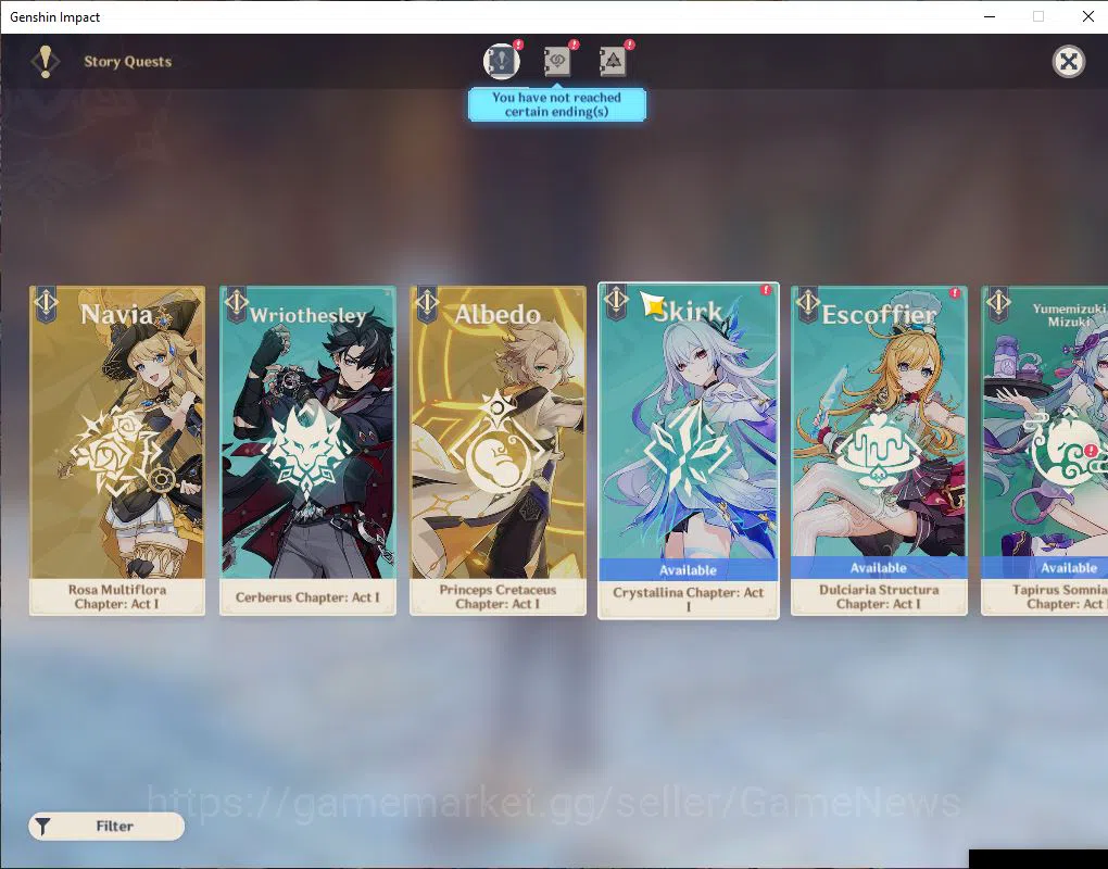 Genshin Impact Accounts ASIA |AR 56|8 Limit+7(*5Wep)|Nahida+Sign,Raiden,Ye image 11