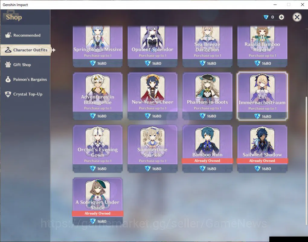 Genshin Impact Accounts ASIA |AR 56|8 Limit+7(*5Wep)|Nahida+Sign,Raiden,Ye image 4