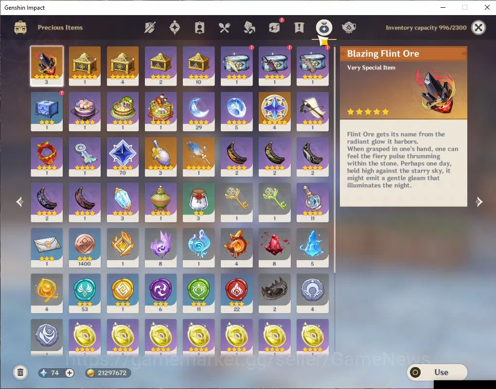 Genshin Impact Accounts ASIA |AR 56|8 Limit+7(*5Wep)|Nahida+Sign,Raiden,Ye image 9
