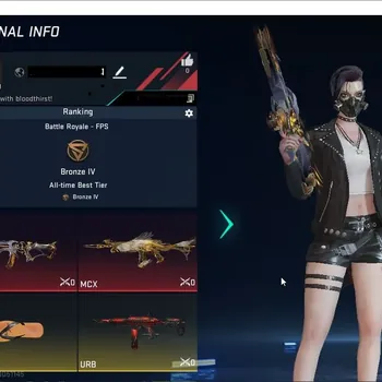 Blood Strike Accounts Rare Skin ASIA|1 ETERNAL: UMP45|1LIMIT Gun: MCX |1 LEGENDARY: M4A1 ||CHEK SS|| LogNetEase(BS1193Z )