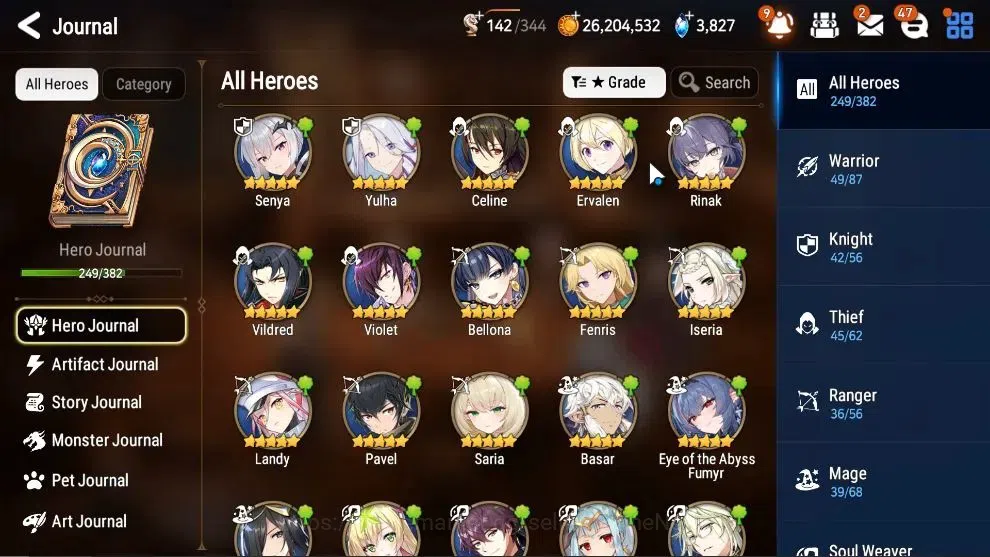 Epic Seven Accounts Global Verif|25ML(Schol N Yulha,RnL,MonarS Iseria, image 11