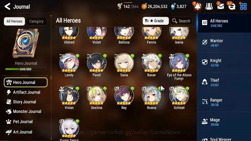 Epic Seven Accounts Global Verif|25ML(Schol N Yulha,RnL,MonarS Iseria, image 12