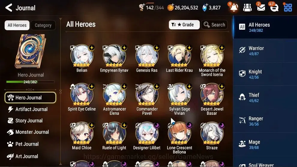 Epic Seven Accounts Global Verif|25ML(Schol N Yulha,RnL,MonarS Iseria, image 6