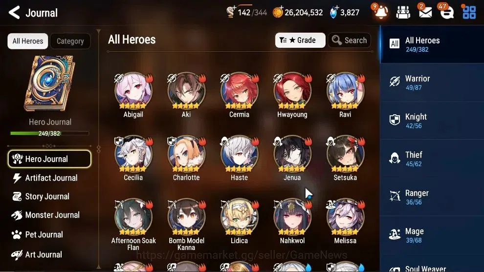Epic Seven Accounts Global Verif|25ML(Schol N Yulha,RnL,MonarS Iseria, image 8
