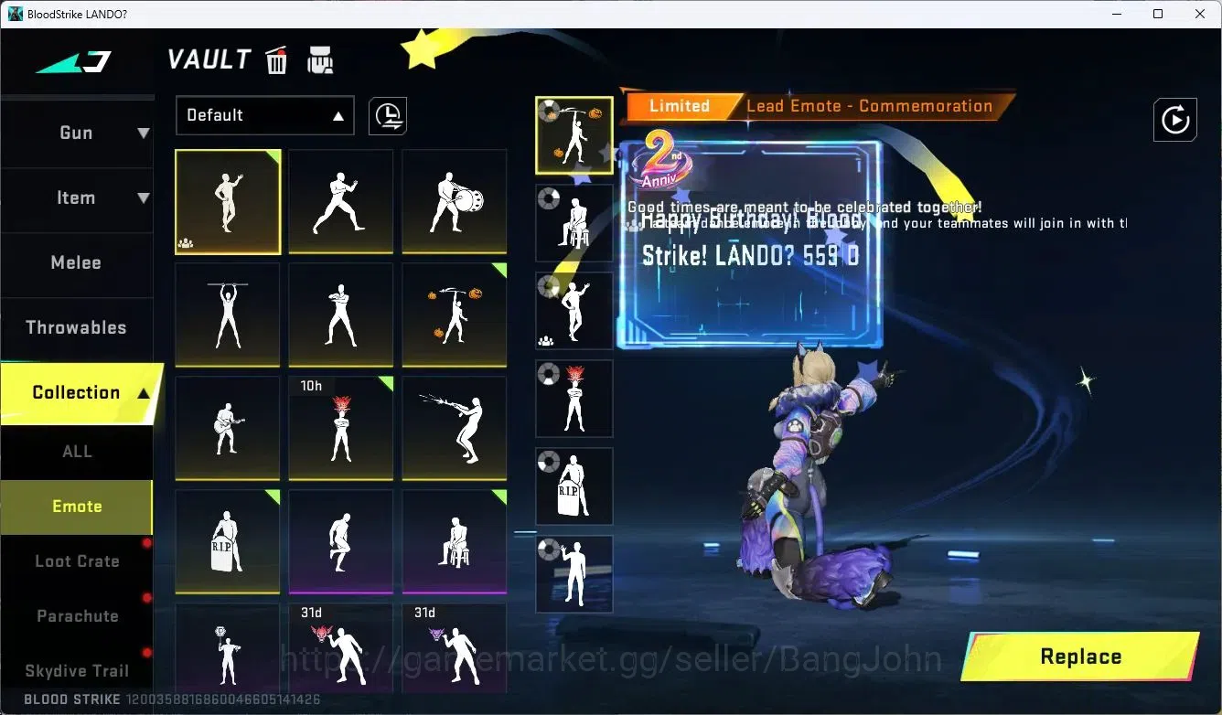 Blood Strike Accounts ASIA | EVO FAL-Evolved Draco | 2 Collab Skins | 3  image 19
