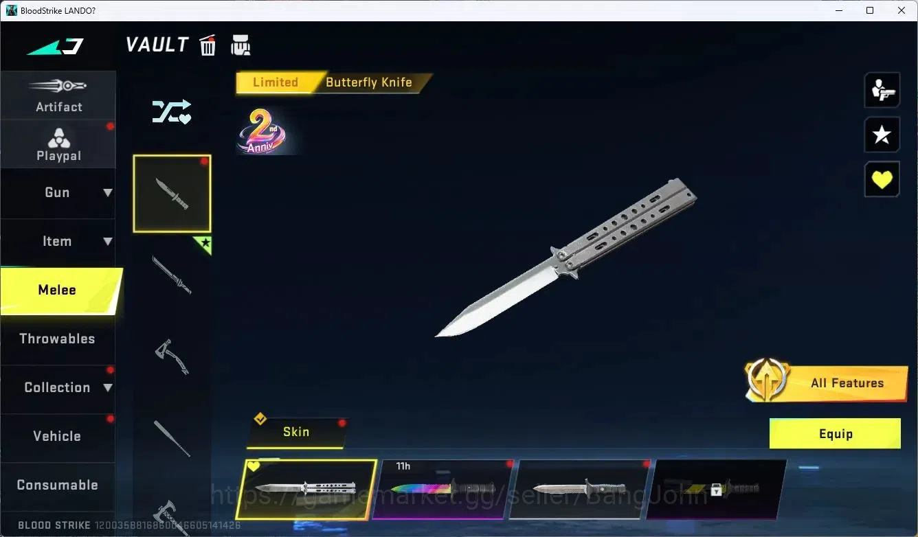 Blood Strike Accounts ASIA | EVO FAL-Evolved Draco | 2 Collab Skins | 3  image 20