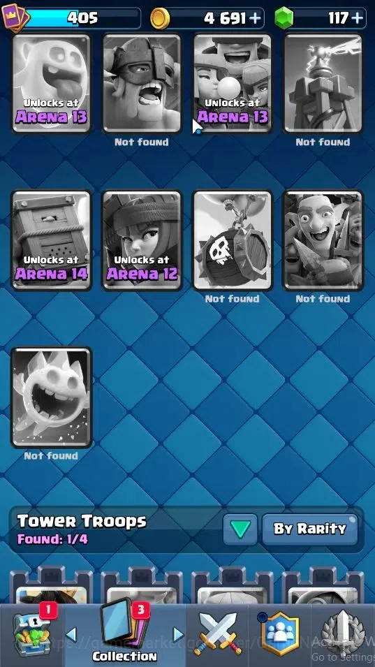 Clash Royale Accounts High-End Lv 405|Trophy 3041|KTL 10|Card 52/121|1 Hero 4 EVO 11 Epic 20 Rare 21 Common|Take Mail|Check 19