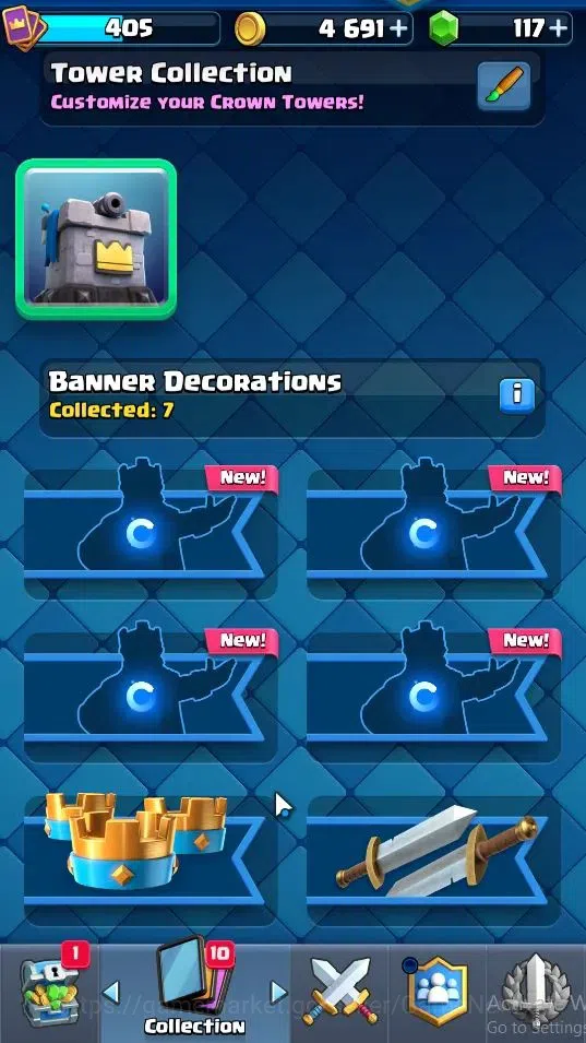 Clash Royale Accounts High-End Lv 405|Trophy 3041|KTL 10|Card 52/121|1 Hero 4 EVO 11 Epic 20 Rare 21 Common|Take Mail|Check 9