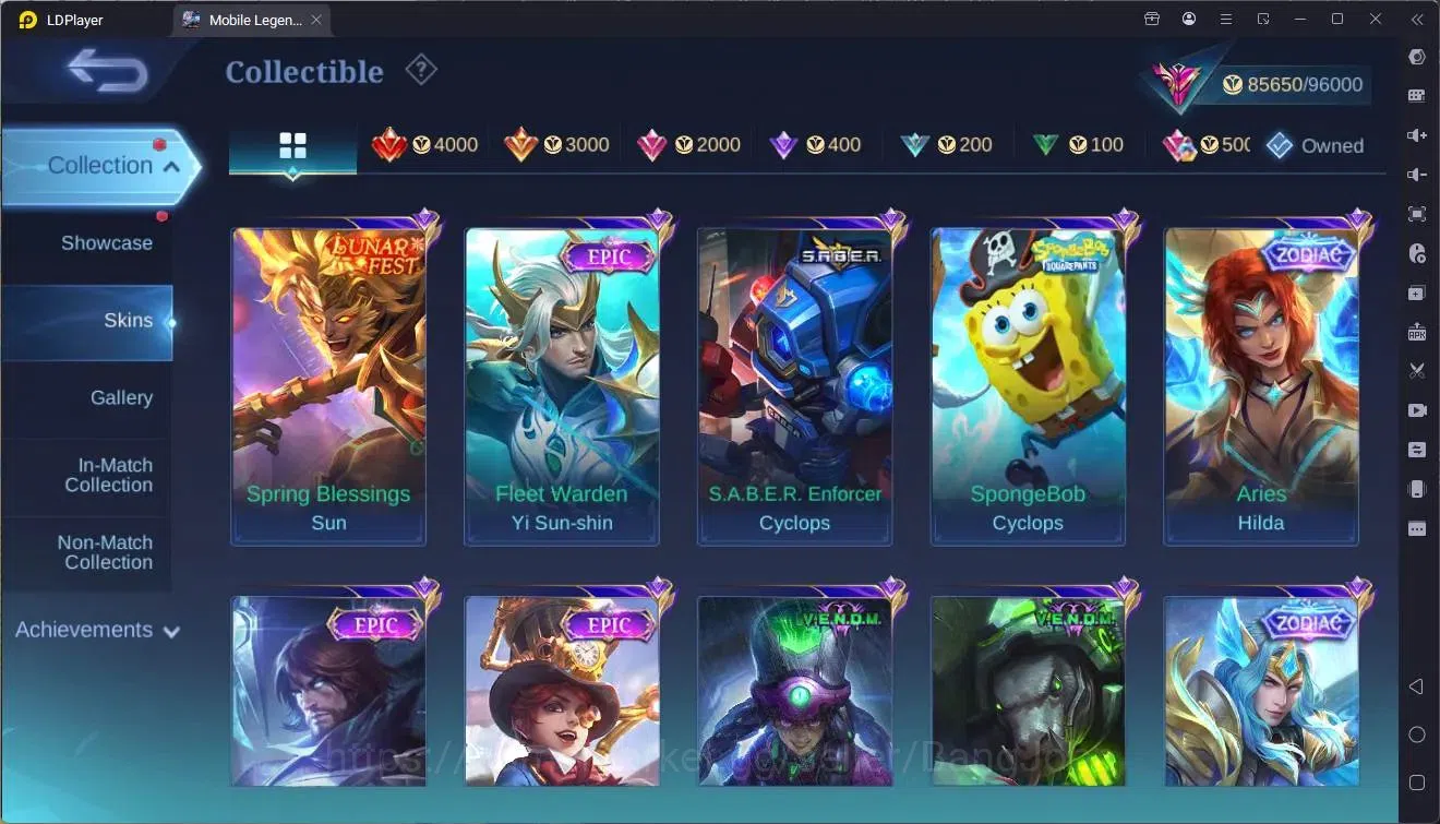 Mobile Legends: Bang Bang Accounts Global |Hero 133|Skin 294|Exalted|ASP Guin,Layla|P image 12