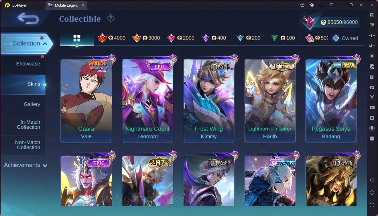 Mobile Legends: Bang Bang Accounts Global |Hero 133|Skin 294|Exalted|ASP Guin,Layla|P image 16